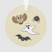 Kawaii Creepy Night Creatset Ornament (achterkant)