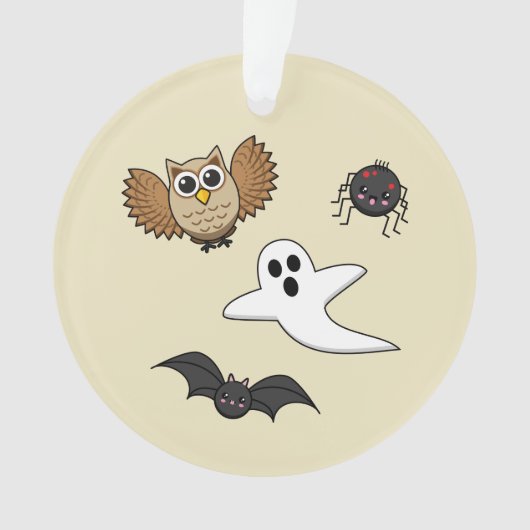 Kawaii Creepy Night Creatset Ornament (voorkant)