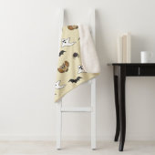 Kawaii Creepy Night Creatset Sherpa Deken (In situ)