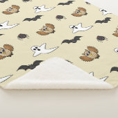 Kawaii Creepy Night Creatset Sherpa Deken (3/4)