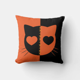 Kawaii Creepy Schattige Cat Halloween Kussen