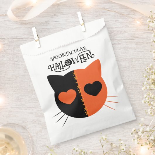 Kawaii Creepy Schattige Cat Spooktacular Halloween Bedankzakje (Geknipt)
