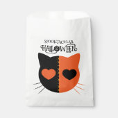 Kawaii Creepy Schattige Cat Spooktacular Halloween Bedankzakje (Voorkant)