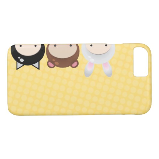 Kawaii Critter Babies iPhone Case (Achterkant (Horizontaal))