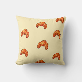 Kawaii croissant pillow|French bakery decor Kussen
