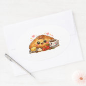 Kawaii Croissant Sticker (Envelop)