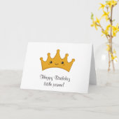 Kawaii Crown Kaart (Gele Bloem)