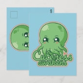 Kawaii Cthulhu Briefkaart (Voorkant / Achterkant)