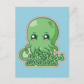 Kawaii Cthulhu Briefkaart (Voorkant)