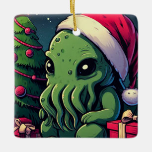 Kawaii Cthulhu Kerstmis - Merry Cthulhumas Keramisch Ornament