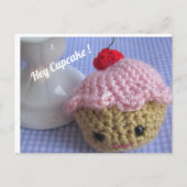 Kawaii cupcake ansichtkaart briefkaart (Voorkant)