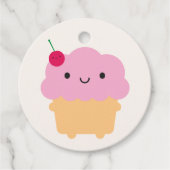Kawaii Cupcake Bedankjes Labels (Voorkant)