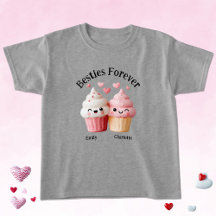 Kawaii Cupcake Beste Vriendinnen met Hartjes
