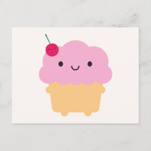Kawaii Cupcake Briefkaart