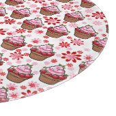 Kawaii Cupcake Design – Schattigee dessertafbeeldi Snijplank (Hoek)