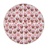 Kawaii Cupcake Design – Schattigee dessertafbeeldi Snijplank (Voorkant)