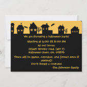 Kawaii Cupcake Halloween party Kaart (Achterkant)