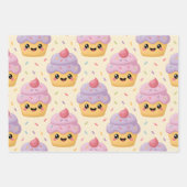 Kawaii Cupcake Inpakpapier Vel (Voorkant 2)