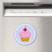 Kawaii Cupcake Kersenmagneet Magneet (Insitu (Vaatwasser))