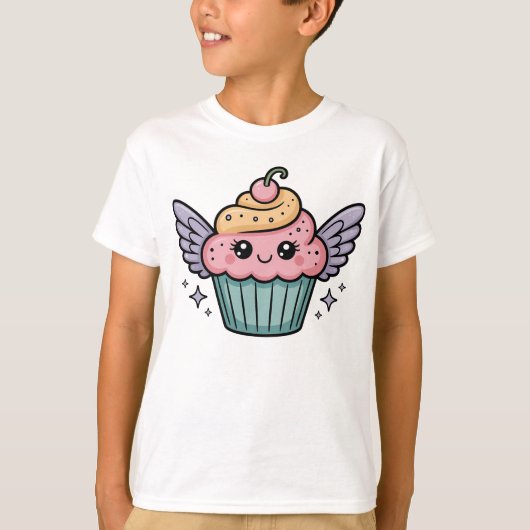  Kawaii Cupcake Kids T-shirt (Voorkant)