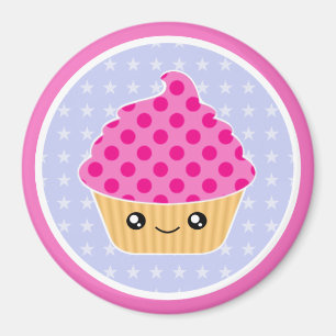 Kawaii Cupcake Magneet