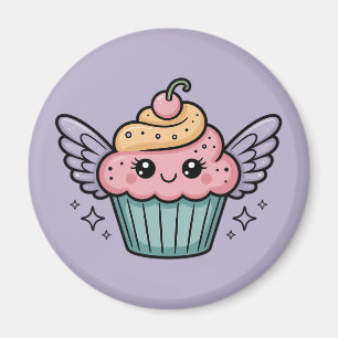 Kawaii Cupcake Magneet