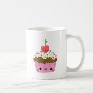 Kawaii Cupcake met Cherry bovenaan Koffiemok