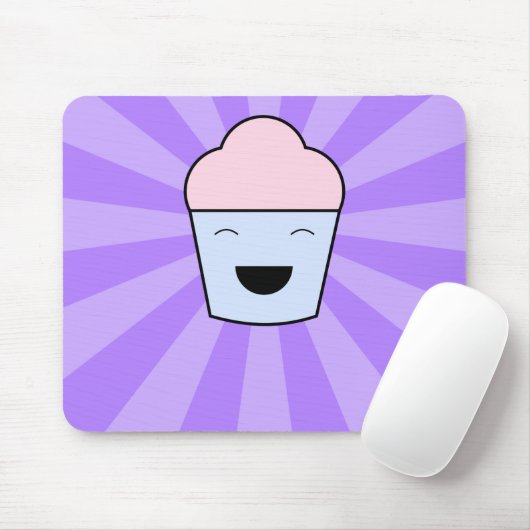 Kawaii Cupcake Mousepad Muismat (Met muis)