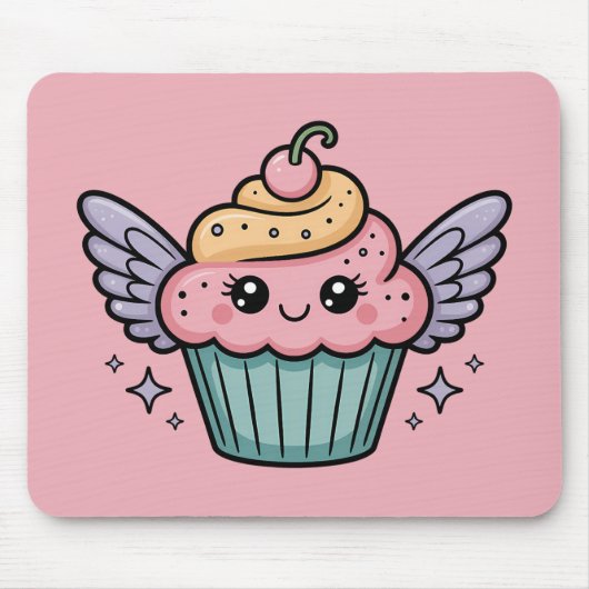 Kawaii Cupcake Muismat (Voorkant)