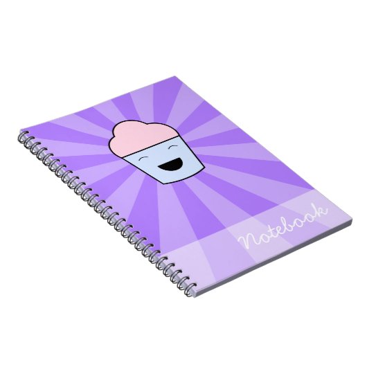 Kawaii Cupcake Notitieboek (Rechterzijde)