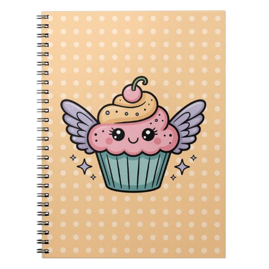 Kawaii Cupcake Notitieboek (Voorkant)