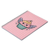 Kawaii Cupcake Notitieboek (Linkerzijde)