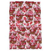 Kawaii Cupcake Ontwerp – Illustratie van lekkere d Medium Cadeauzakje (Voorkant)