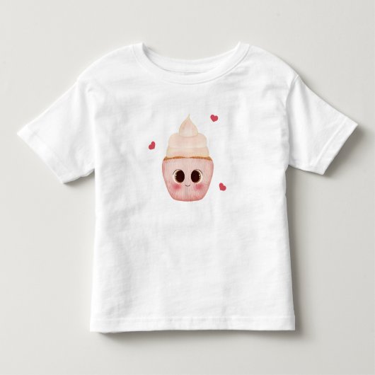 Kawaii Cupcake Peuter T-Shirt (Voorkant)