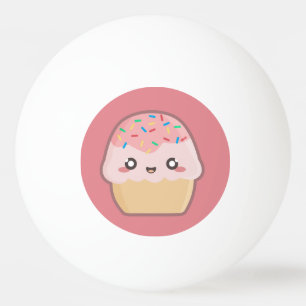 Kawaii cupcake pingpongbal