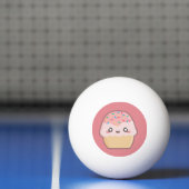 Kawaii cupcake pingpongbal (Net)