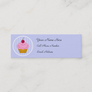 Kawaii Cupcake Skinny Profile Cards Mini Visitekaartje