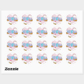 Kawaii cupcake stickers (Vel)