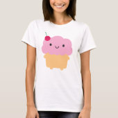 Kawaii Cupcake T-shirt (Voorkant)