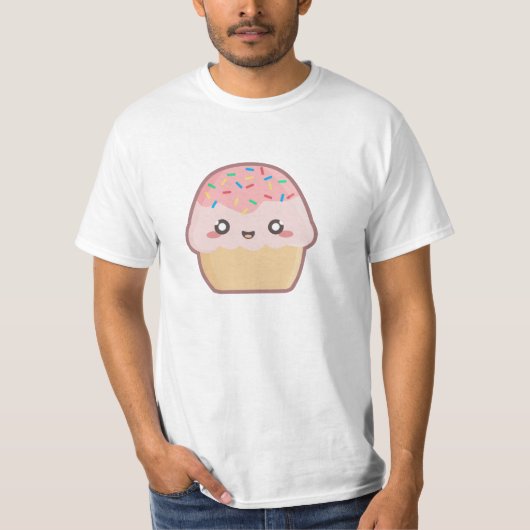 Kawaii cupcake t-shirt (Voorkant)