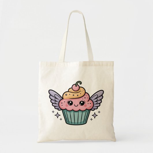 Kawaii Cupcake Tote Bag (Voorkant)