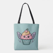 Kawaii Cupcake Tote Bag (Achterkant)
