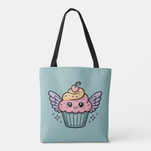 Kawaii Cupcake Tote Bag (Achterkant)