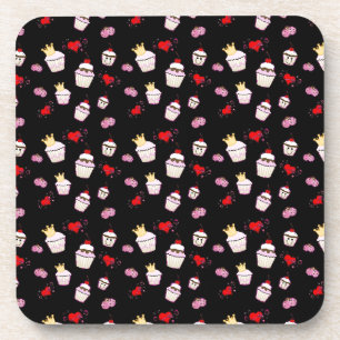 Kawaii Cupcakes Pattern accessoires Onderzetter
