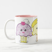 Kawaii Cupcakes Tweekleurige Koffiemok (Links)