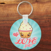 Kawaii Cuppy Cake Sleutelhanger (Voorkant)
