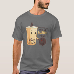 Kawaii Cute Anime Otaku Japanse Boba Tea Bubble I T-shirt