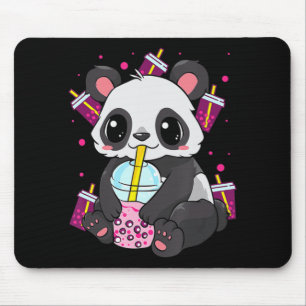 Kawaii Cute Anime Panda Boba Bubble Tea Otaku Men Muismat