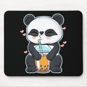 Kawaii Cute Anime Panda Boba Bubble Tea Otaku Men Muismat