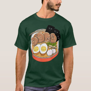 Kawaii Cute Anime Sloth Otaku Japanner Noodl T-shirt